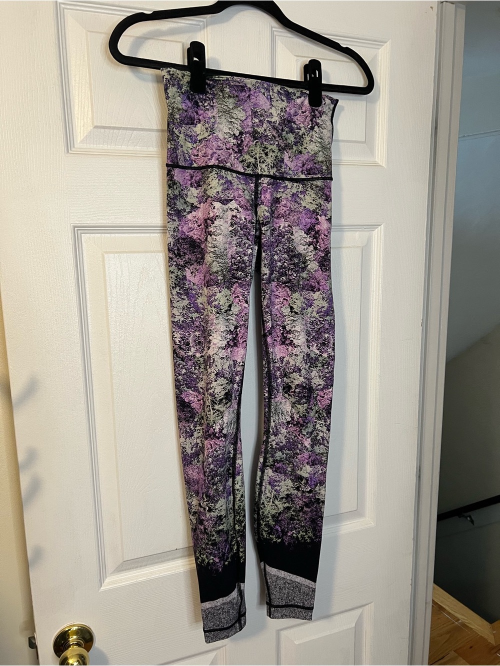 #059 Lululemon Wunder Under Hi-Rise Tight Nulux 28” Vivid Vision Multi Sz 6 EUC